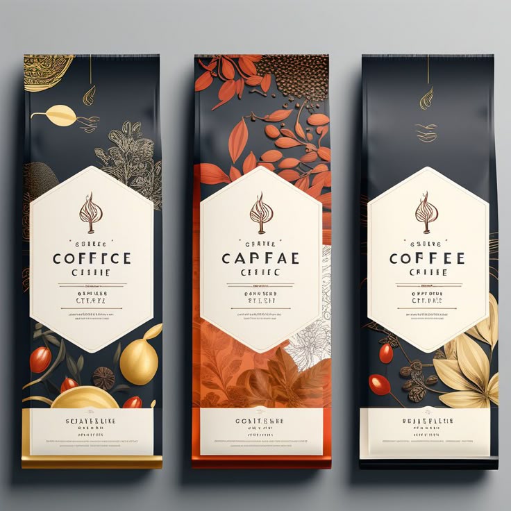 Kaffee-Verpackung mit neuem Branding